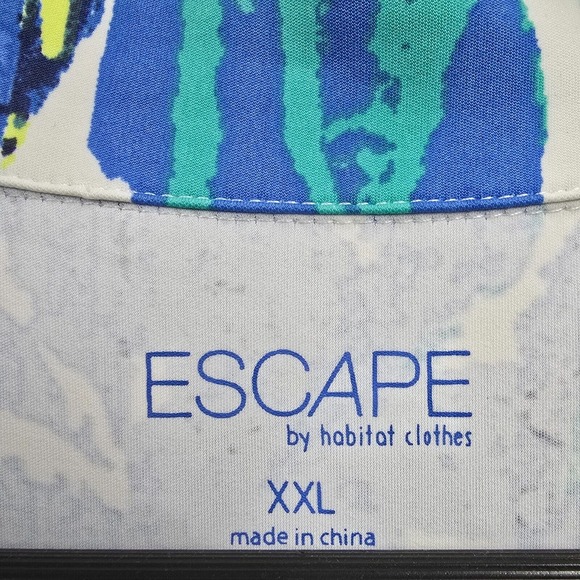 Escape by Habitat Top Womens XXL Long Sleeve 1/4 Zip Stretch Active Shirt - Picture 4 of 13